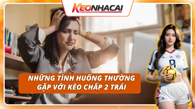 Tình huống nào thường xảy ra đối với kèo chấp 2 trái