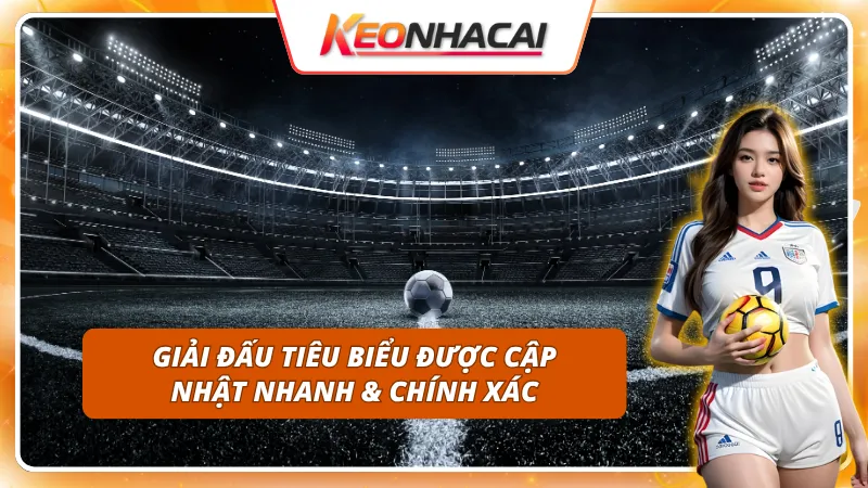Kết quả bóng đá từ các giải hot luôn được hiển thị tức thì
