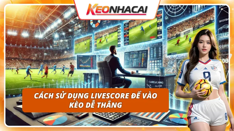 Tận dụng Livescore để nắm bắt diễn biến trận và ra kèo chuẩn